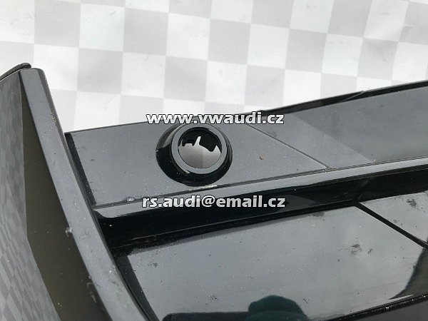 5NA 853 665D VW TIGUAN 5NA R LINE mřížka nárazníku LEVÁ ORIGINÁL 5NA 853 665D černý lak   - 3