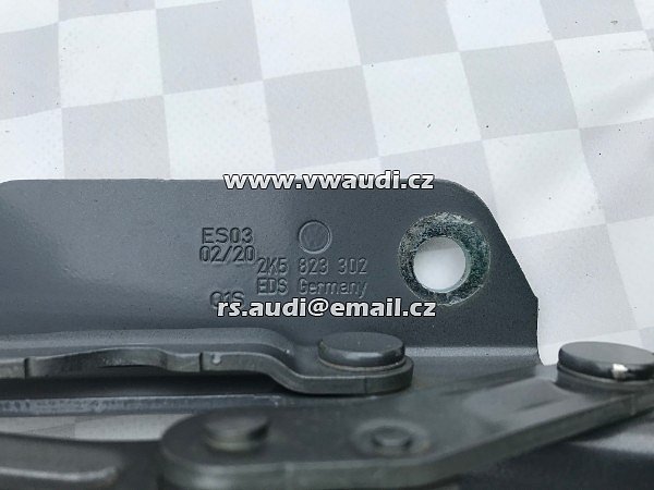 Závěs kapoty levý pravý VW Caddy 2K5 originál 2K5823301 2K5823302 pant kapoty pravá levá - 7