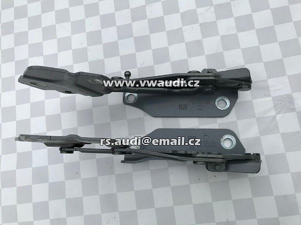 Závěs kapoty levý pravý VW Caddy 2K5 originál 2K5823301 2K5823302 pant kapoty pravá levá - 8