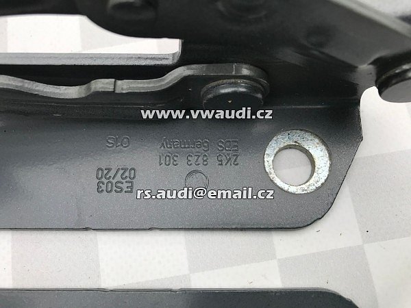 Závěs kapoty levý pravý VW Caddy 2K5 originál 2K5823301 2K5823302 pant kapoty pravá levá - 9