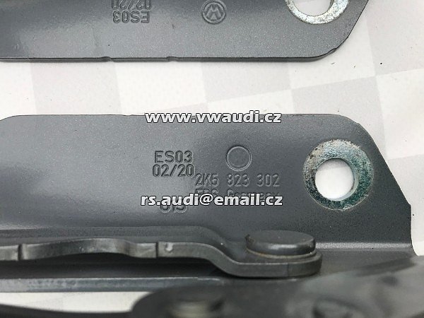 Závěs kapoty levý pravý VW Caddy 2K5 originál 2K5823301 2K5823302 pant kapoty pravá levá - 10