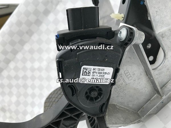8K1 723 523 Plynový pedál akcelerátoru Audi A4 A5 S5 A6 Q5   - 2