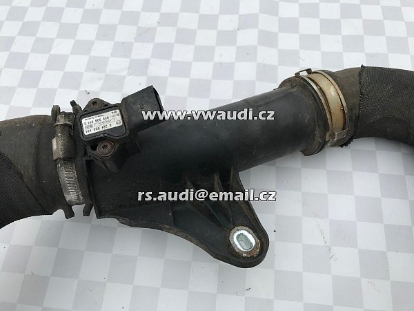 8K0 145 673E Potrubí vedení stlačeného vzduchu Audi A4 A5 Audi Intercooler 8KO 145 673E  roura hadice trubka  - 4
