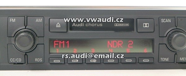 8E0 035 152 Autorádio Audi A4 8E Radio Chorus  - 2