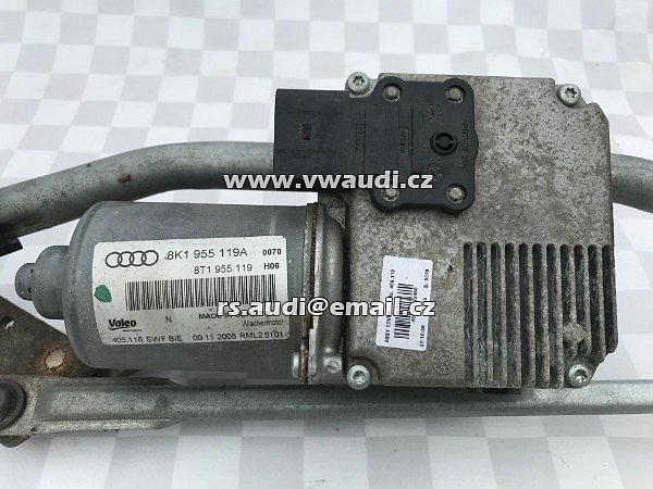 8K1955119A 8T1 955 119  AUDI B8 A4 Motor stěrače čelního skla 8K1 955 119A - 5