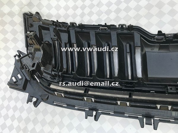  565 853 653 A  Maska Skoda Kodiaq, 565 853 653 A  crom plast černý lak   - 16