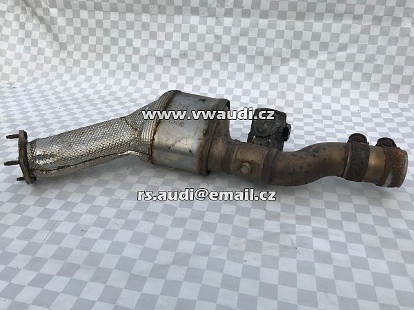 4G0 131 703 AE Katalyzátor Audi A6 4G A4 8K A5 8T Q5 2,0 TDI katalyzátor Kat potrubí 4G0131703AE 3Q0253691F - 2