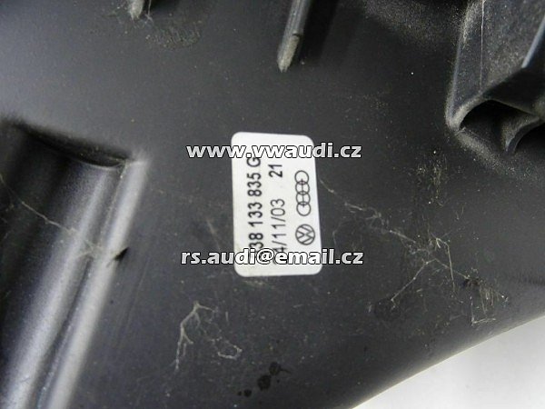 038 133 835 G box na vzduchový filtr Audi A4 8E B6 TDI  - 3