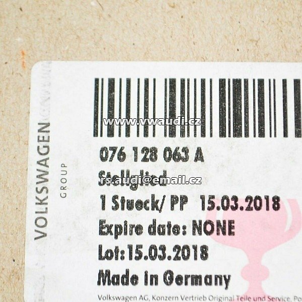 Transporter Multivan T5 Crafter 2E 7HM 7HB 2,5 TDI  Touareg 2,5 TDI BNZ BPW 076 128 063 A Škrtící klapka 076 128 063A V 240 - 4