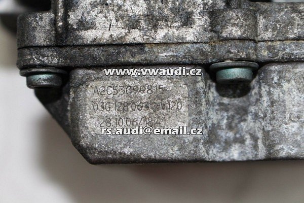 03G 128 063C 03G 128 063 C V100   Golf 1.9 TDI škrticí ventil A2C53099815 - 2