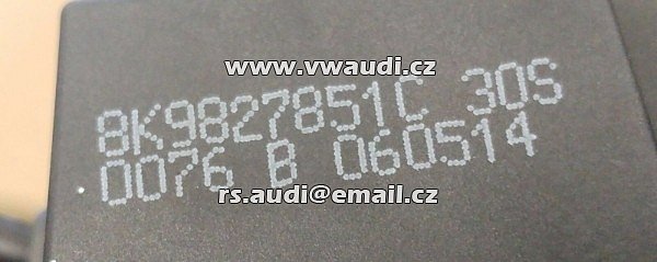 8K9 827 851 C  12-15 Audi A4 B8 8K kombi levá zadní zadní výklopná elektrická vzpěra 8K9827851C elektrické otvírání zadního víka kombi  - 2