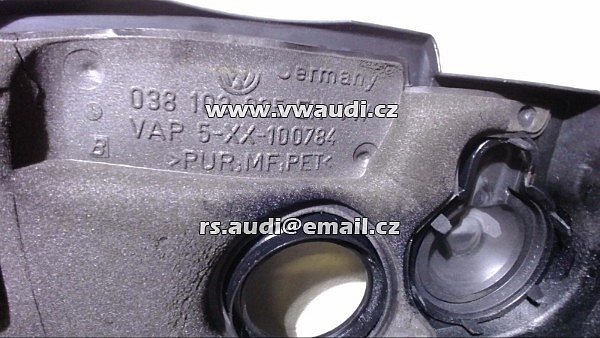 038 103 925 EN   Horní kryt motoru 1896 ccm 105 PS 74 KW 038103925 038103925EN VW VW Passat 3B 3BG 2001 2002 2003 2004 B5,5 - 2