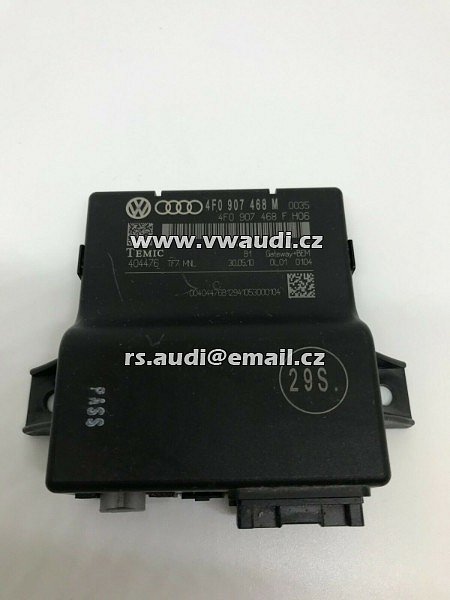 4F0 907 468М 4FO907468М Audi Q7 A6 Gateway  4F0907468М Řídicí jednotka  Audi Q7 A6 2010 4F  - 2