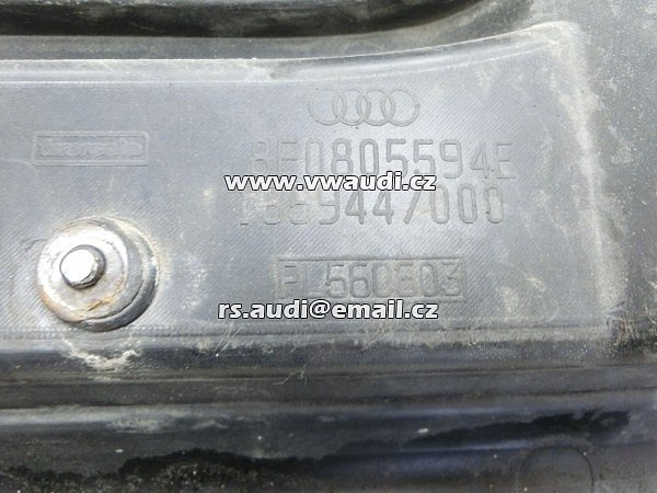 8E0 805 594E  Audi A4 B7 8E 04-08 TDI 2.0 103KW Nosič lampy chladičovka nosič chladiče přední čelo - 4