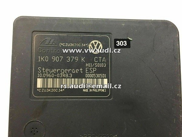 1K0 614 517 H   ABS Řídicí jednotka ABS Hydraulický blok 1KO614517H 10020601064 1KO907379K 10096003483 A3 GOLF 5 OCT 2 - 2