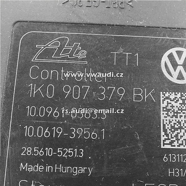 1K0 614 517 DN / 1K0 907 379 BK ABS Řídicí jednotka ABS ESP Hydraulický blok Řídicí jednotka ABS 1KO 614 517 DN / 1KO 907 379 BK - 2
