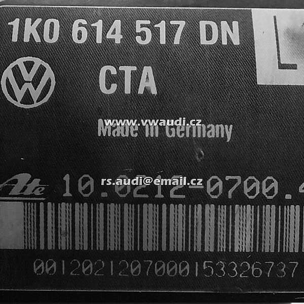 1K0 614 517 DN / 1K0 907 379 BK ABS Řídicí jednotka ABS ESP Hydraulický blok Řídicí jednotka ABS 1KO 614 517 DN / 1KO 907 379 BK - 3