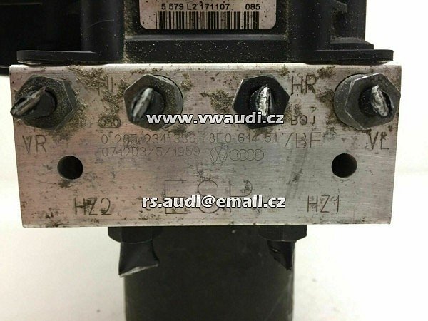 8E0 614 517 BF Audi A4 B7 Seat Exeo  ABS Řídicí jednotka ABS ESP Hydraulický blok Řídicí jednotka ABS - 5