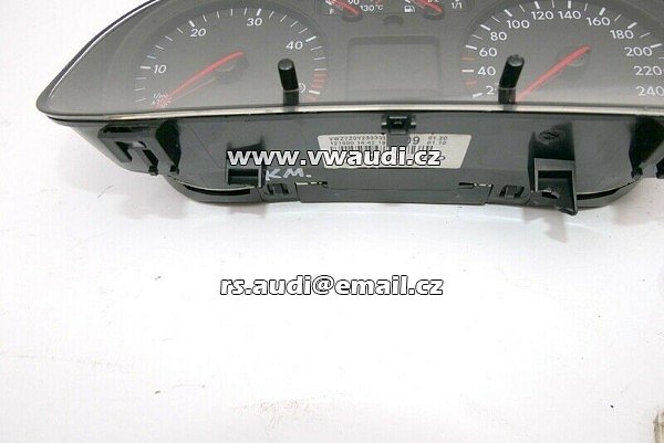 VW Golf 4 IV BORA  tachometr otáčkoměr sdružený přístroj 1J0920825C 1,9 TDI  AJM - 2