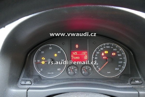 1K0 920 854R rychloměr VW Golf 5 V + Variant Jetta 3 1K0.920.854.R sdružený přístrojový panel - 2