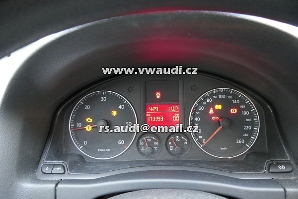 rychloměr VW Golf 5 V + Variant Jetta 3 1K0.920.854.R sdružený přístrojový panel - 2