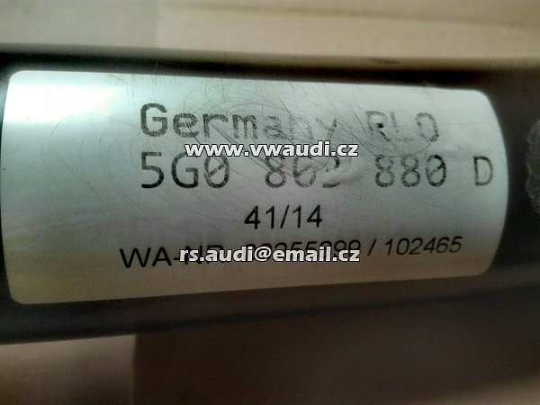 5G0 803 880 D VW GOLF VII 7 5G0 803 880D tažné zařízení koule hák  - 3