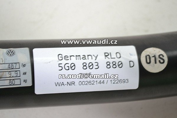 5G0 803 880 D VW GOLF VII 7 5G0 803 880D tažné zařízení koule hák  - 4