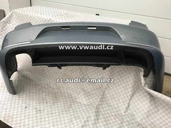 3AE 807 417R Zadní nárazník VW Passat (36, B7) LA8X kašmírová hnědá 3AE807417 - 11