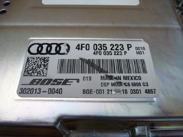 4F0 035 223P  Zesilovač BOSE Audi A5 S6 RS6 Allroad - 9