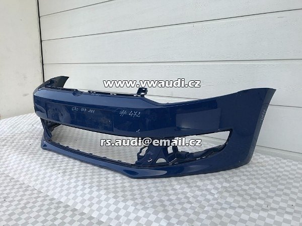 6R0 807 221 VW Polo V 6R0 od roku 2009-2013 Přední nárazník Přední nárazník modrá  - 3