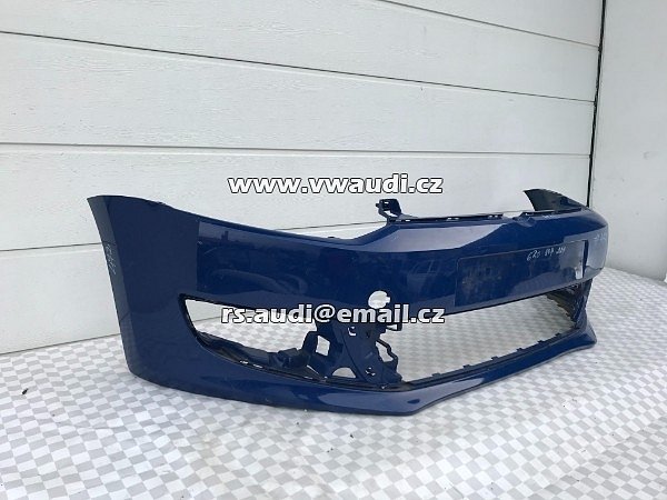 6R0 807 221 VW Polo V 6R0 od roku 2009-2013 Přední nárazník Přední nárazník modrá  - 4