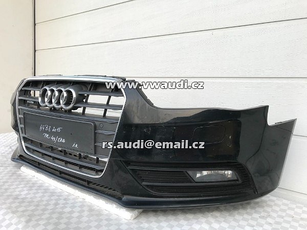 8K0 807 437 AC přední nárazník AUDI A4 B8 8K 2014 2015 facelift   8KO807437 8K0 807 437 AC MYTHOSSCHWARZ černá barva mythosschwarz metallic audi a4 b8 - 28