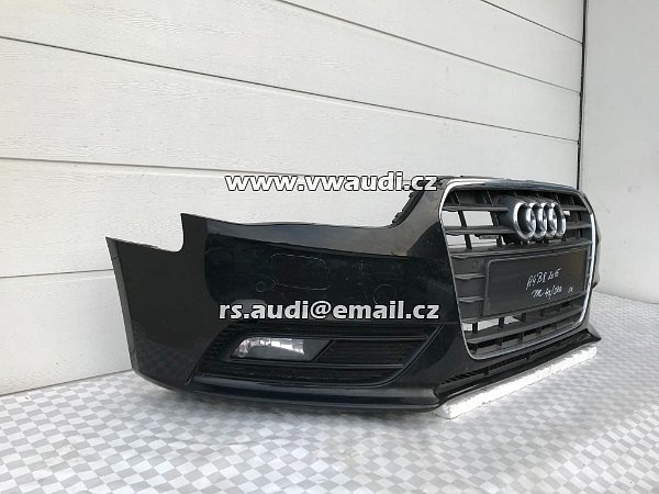 8K0 807 437 AC přední nárazník AUDI A4 B8 8K 2014 2015 facelift   8KO807437 8K0 807 437 AC MYTHOSSCHWARZ černá barva mythosschwarz metallic audi a4 b8 - 27