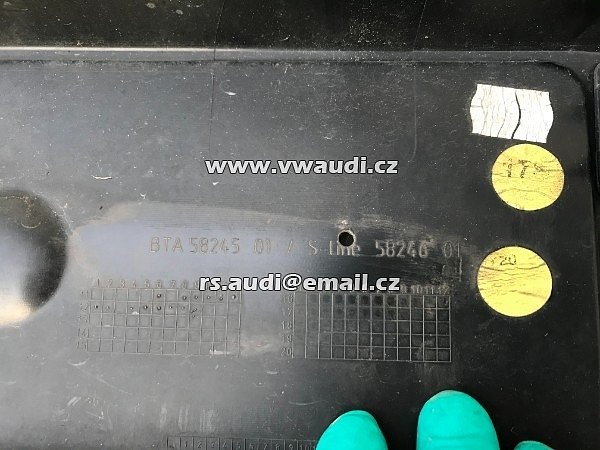 8R0 853 651AB AUDI Q5 8R 2013-16 Chromovaná mřížka maska  předního nárazníku 8R0853651R maska přední grill černý lak plastu +  chrom  - 4