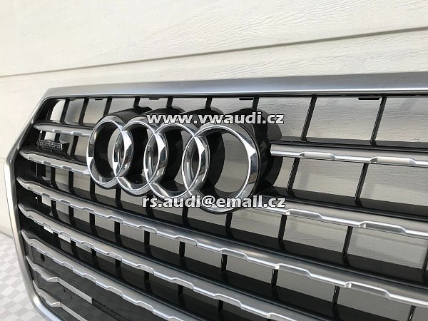 4M0 853 651 F/G  Audi Q7 4M  S LINE Quattro 2015 Maska grill přední  maska do předního nárazníku 4MO853651F/G - 4