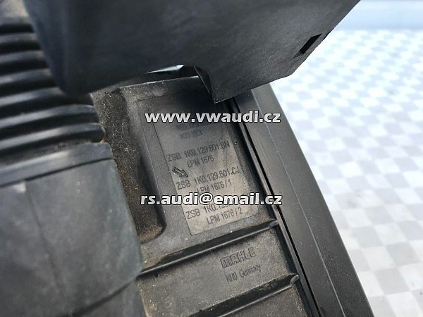 1K0 129 601 Vzduchový filtr box vzduchového filtru Škoda Octavia II 1Z Superb 3T Yeti 5L 1,4TSI CAXA - 7