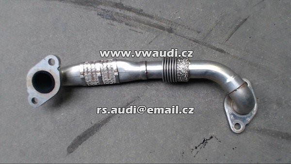 03G 131 521AH Ventil recirkulace výfukových plynů EGR potrubí výfukového potrubí O3G131521AH VW Golf Plus 1.9 TDI - 2