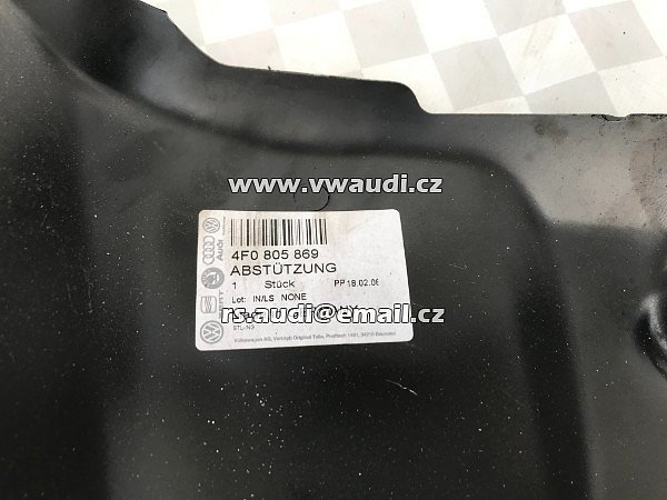 4FO 805 869 2005-2011 Audi A6 4F 2006 3,0 TDI 2,7  4F0-805-869 - Držák blatníku tlumiče přední podběh levá strana - 5