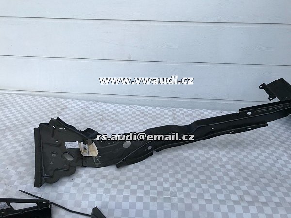 4F0 809 111 K 2005-2011 Audi A6 4F 2006 3,0 TDI 2,7  Držák blatníku nosník plech přední podběh levá strana  - 3