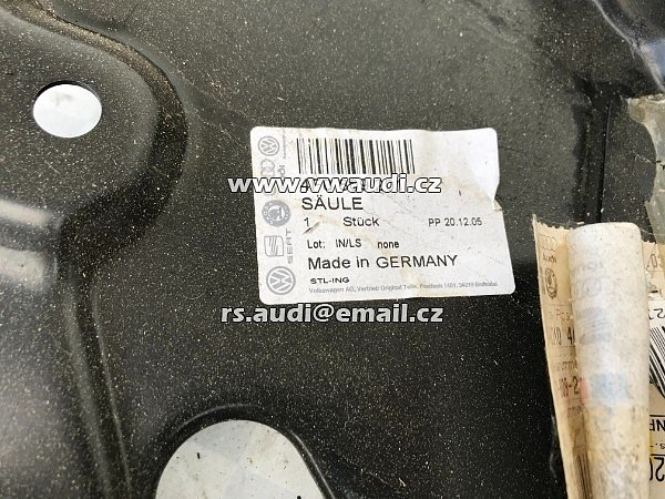 4F0 809 111 K 2005-2011 Audi A6 4F 2006 3,0 TDI 2,7  Držák blatníku nosník plech přední podběh levá strana  - 4