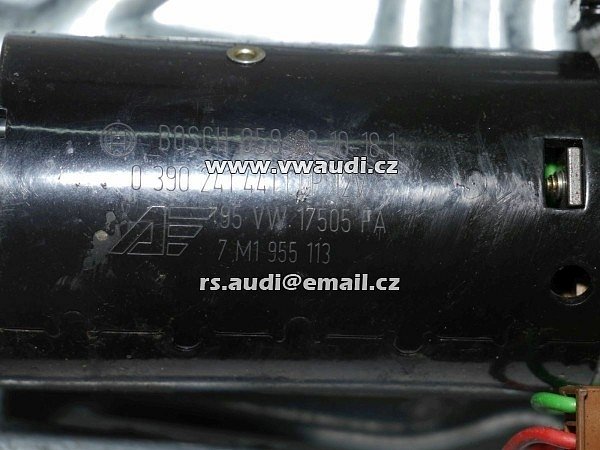 0 390 241 441 7M1955113 motorek motor stěračů + řídící jednotka VW Sharan 7M vpředu - 7