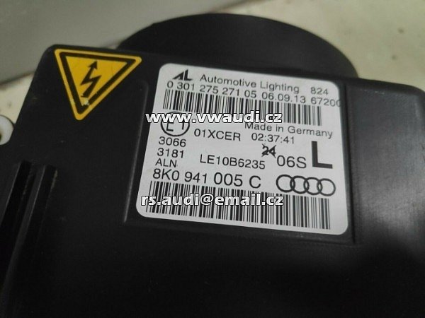 8K0 941 005 C Audi A4 B8 8K BI-Xenon LED  světlo lampa svítilna  8KO 941 005 C    2015   - 5