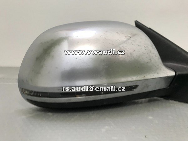 Zpětné zrcátko vnější levé + pravé chrom A4 8K S Line Audi A4 8K B8 08-11 - 15