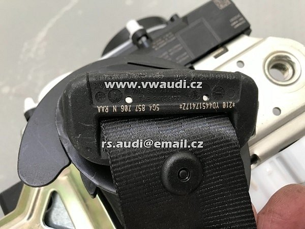 4G8 857 705H Bezpečnostní pás AUDI A6 4G A7 C7  4G8857705H - 5