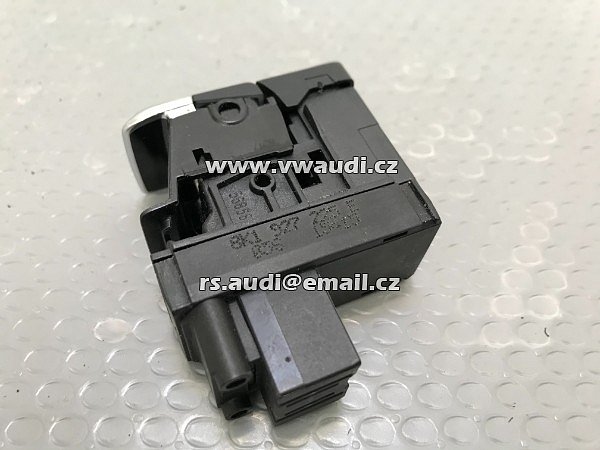 8K1 927 225 E  8K1 927 225 E spínač vypínač ruční brzda ovládání tlačítko parkovací elektická brzda + CHROM - 5