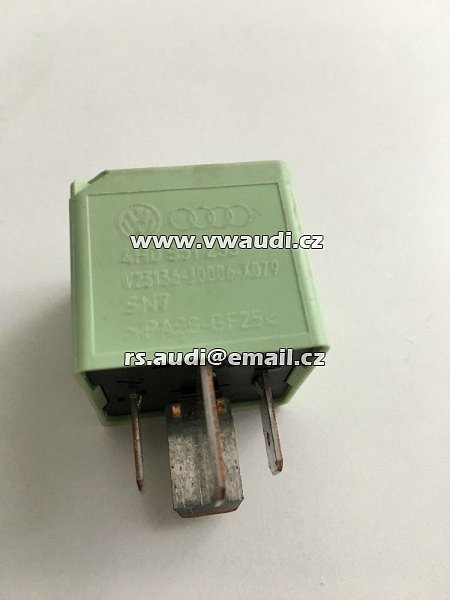 644 relé  Touran 1T ŠKODA AUDI VW   normálně otevřeného kontaktu 4HO 951 253  - 2