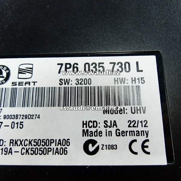 Řídicí jednotka telefon Bluetooth Octavia Škoda - 2