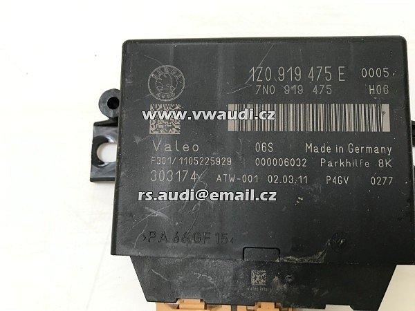 1Z0 919 475E  jednotka PDC parkovací asistent  1ZO 919 475E - 3