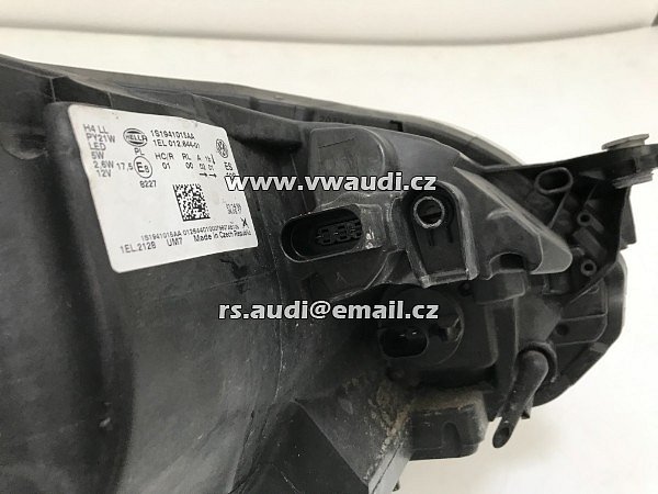 1S1 941 015 AA UP   1S1 941 015   světlomet levý přední řidič  1EL 012 644-011 pro VW UP levá FF Halogen H4 PY21W 121 HELLA lampa světlo svítilna přední  - 9