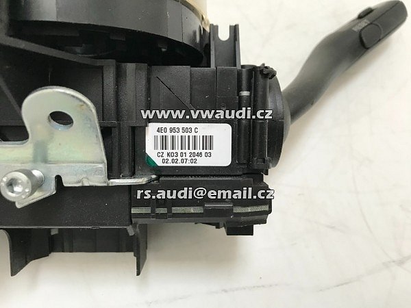 4EO953503C Audi A6 C6 4F 200 Spínač stěračů 4EO 953 503 C - 3